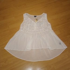 NWT Torrid Sheer Shirt - Size 0